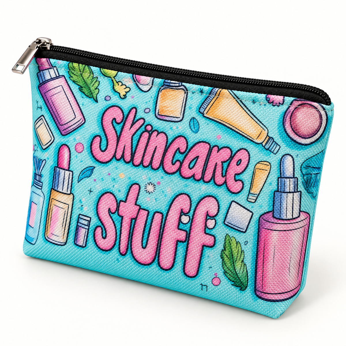 Skincare Stuff Large Zipper Pouch