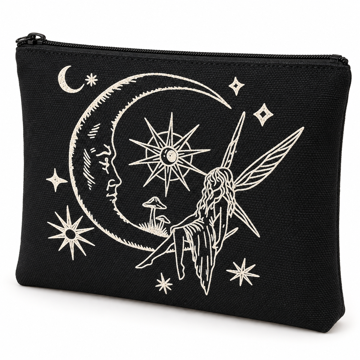 Moonlit Fairy Medium Zipper Pouch