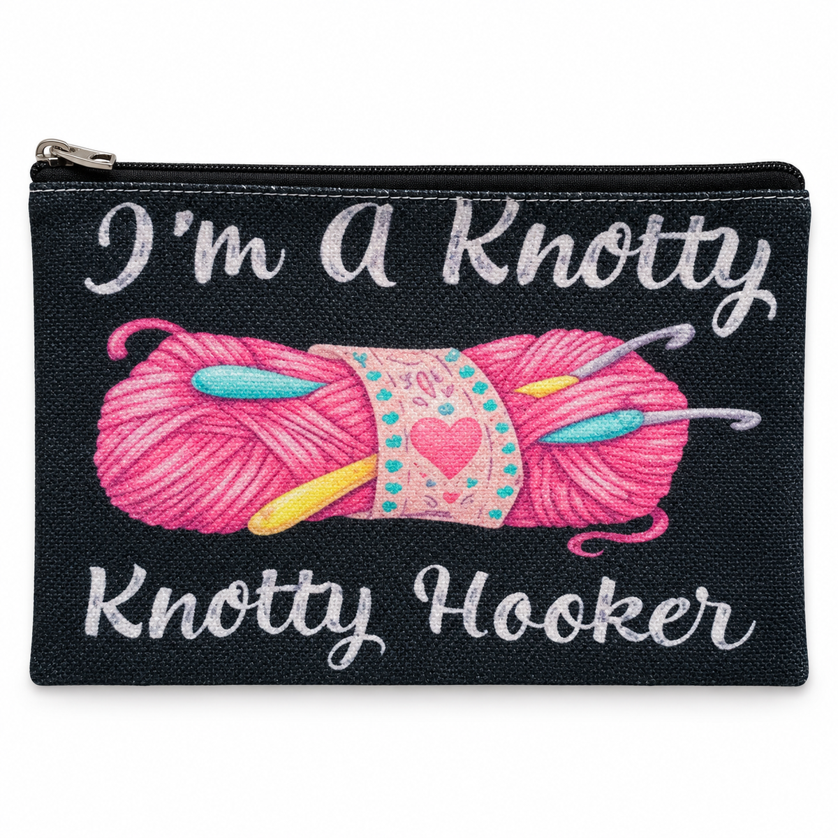 I’m a Knotty Hooker Large Zipper Pouch