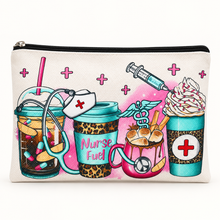 Nurse Fuel Large Zipper Pouch