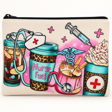Nurse Fuel Large Zipper Pouch