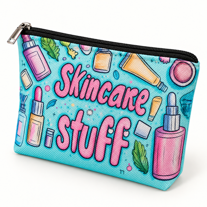 Skincare Stuff Large Zipper Pouch