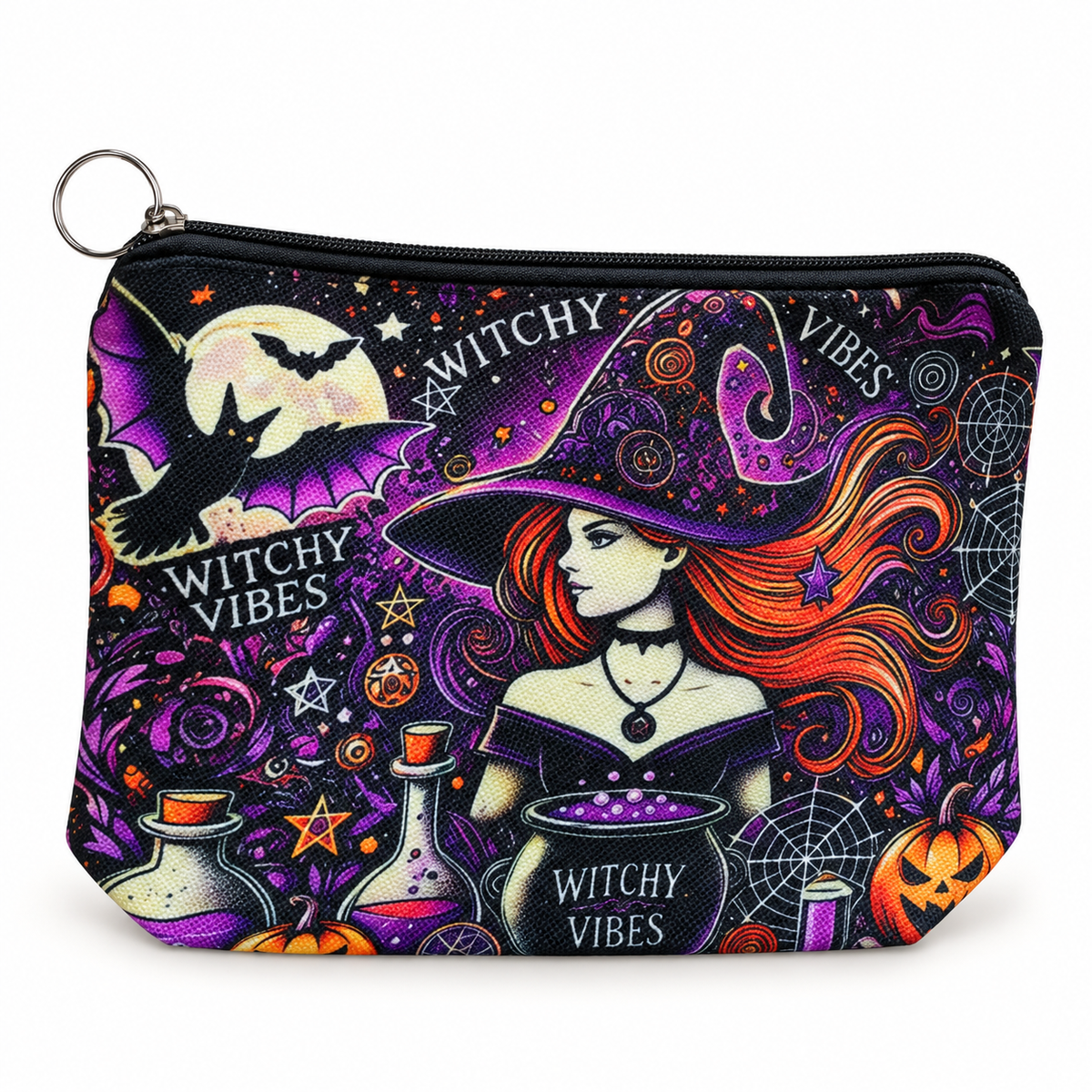 Witchy Vibes Large Zipper Pouch