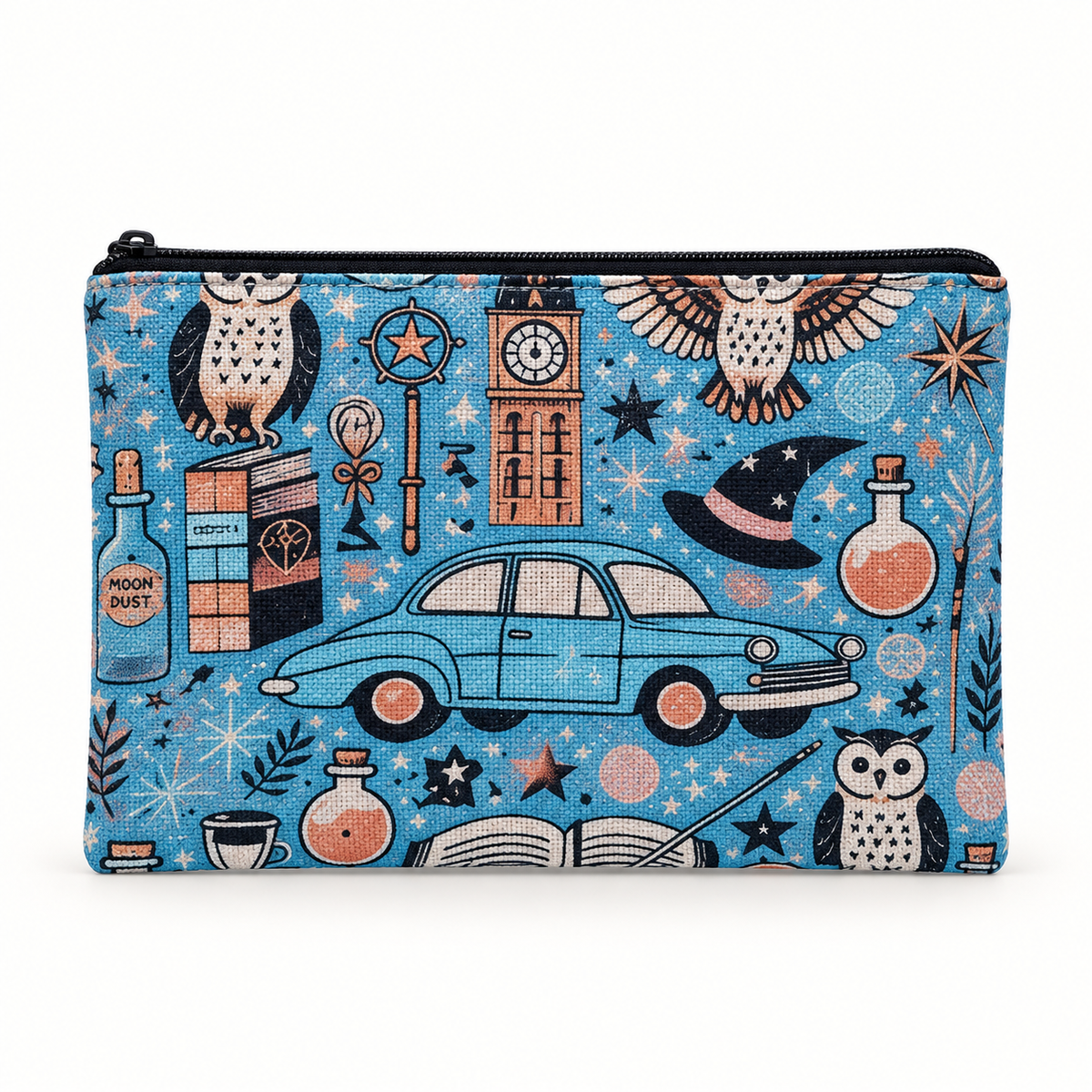 Witchy Road Trip Large Zipper Pouch