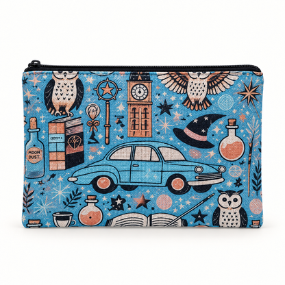 Witchy Road Trip Large Zipper Pouch