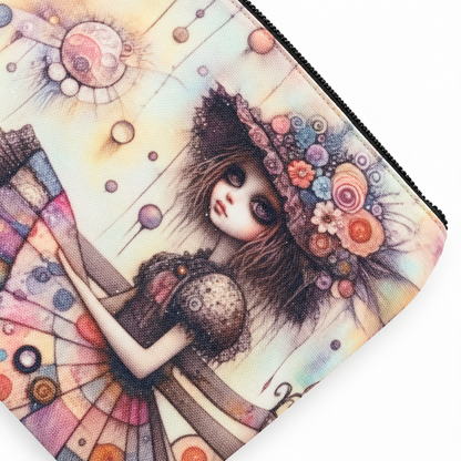Moonlit Witch Large Zipper Pouch