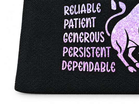 Taurus Zodiac Medium Zipper Pouch