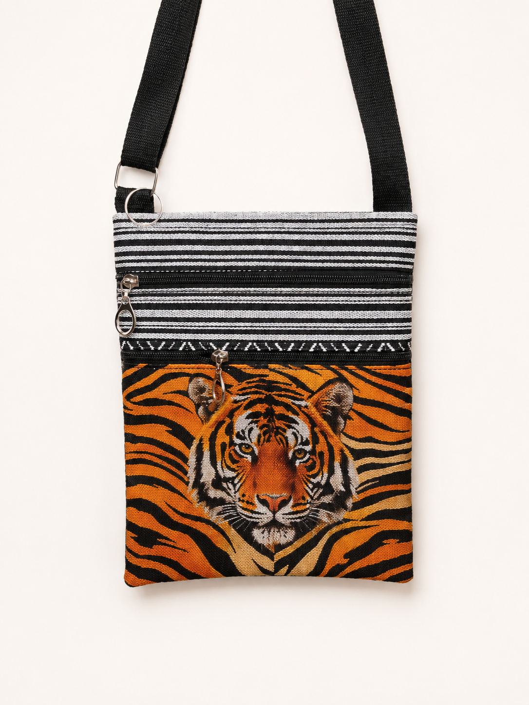 Guardian Flame Tiger Crossbody Bag