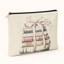 Book Lover Large Zipper Pouch