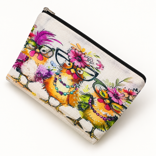 Fashionista Chicks Large Zipper Pouch