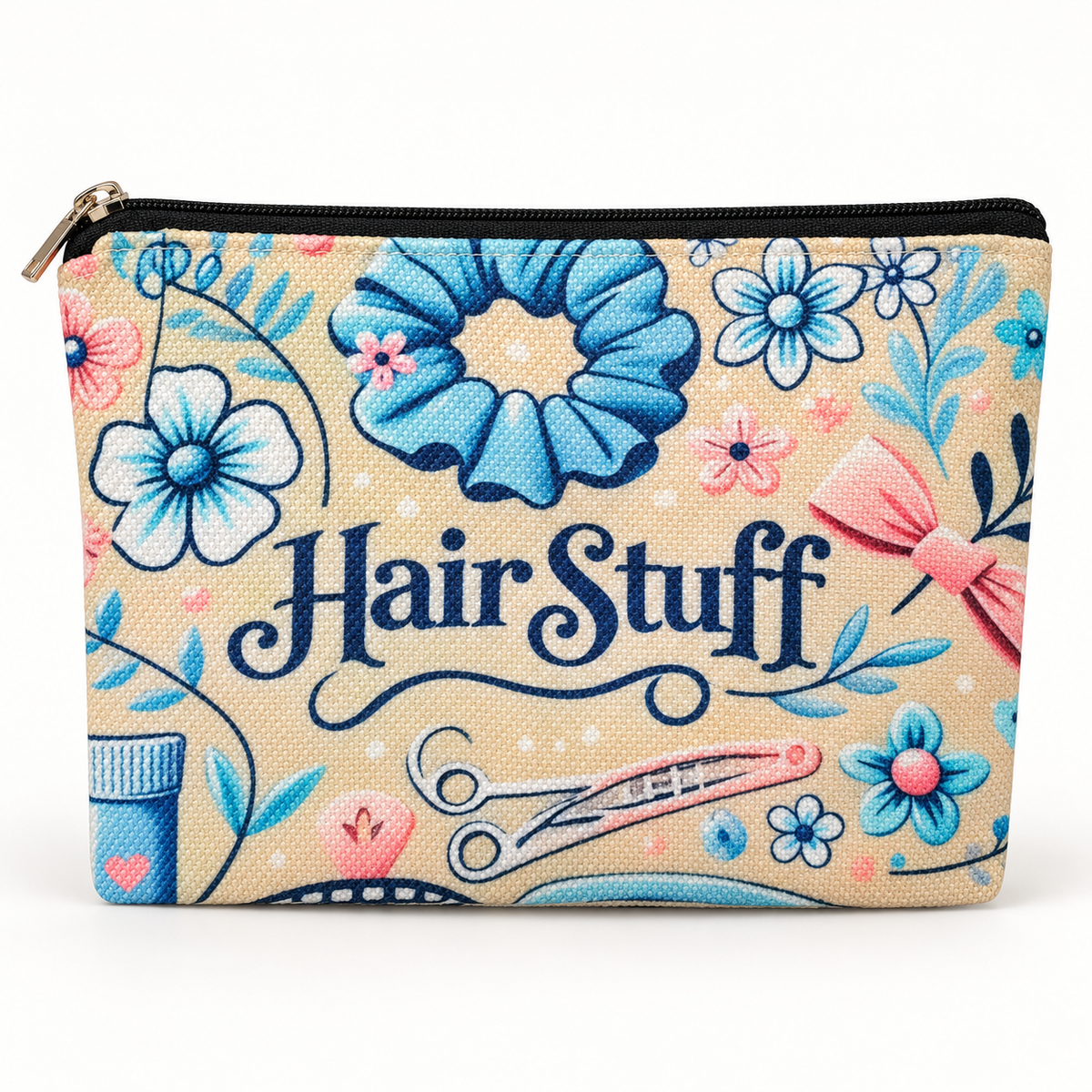 Hair Stuff Large Zipper Pouch