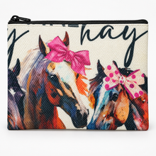 Hay Girl Large Zipper Pouch