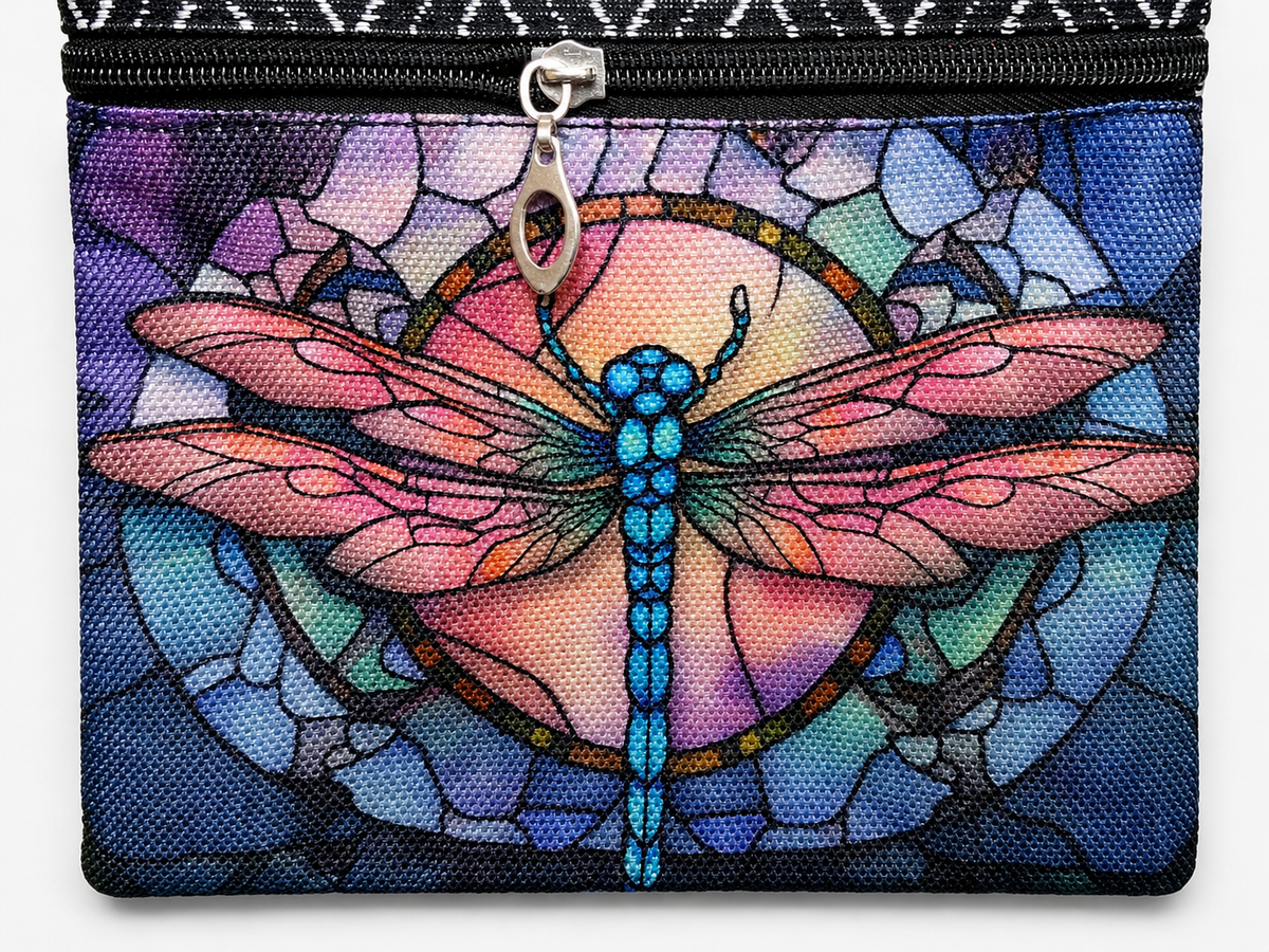 Dragonfly of Transformation Crossbody Bag