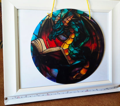 Suncatcher- Dragon- Reading- Green